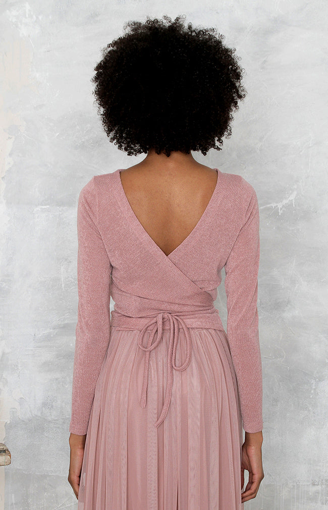 Cassia Top - Dusty Rose