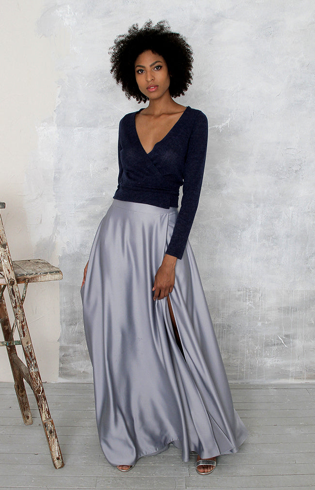 Sarena Skirt - Dusty Blue