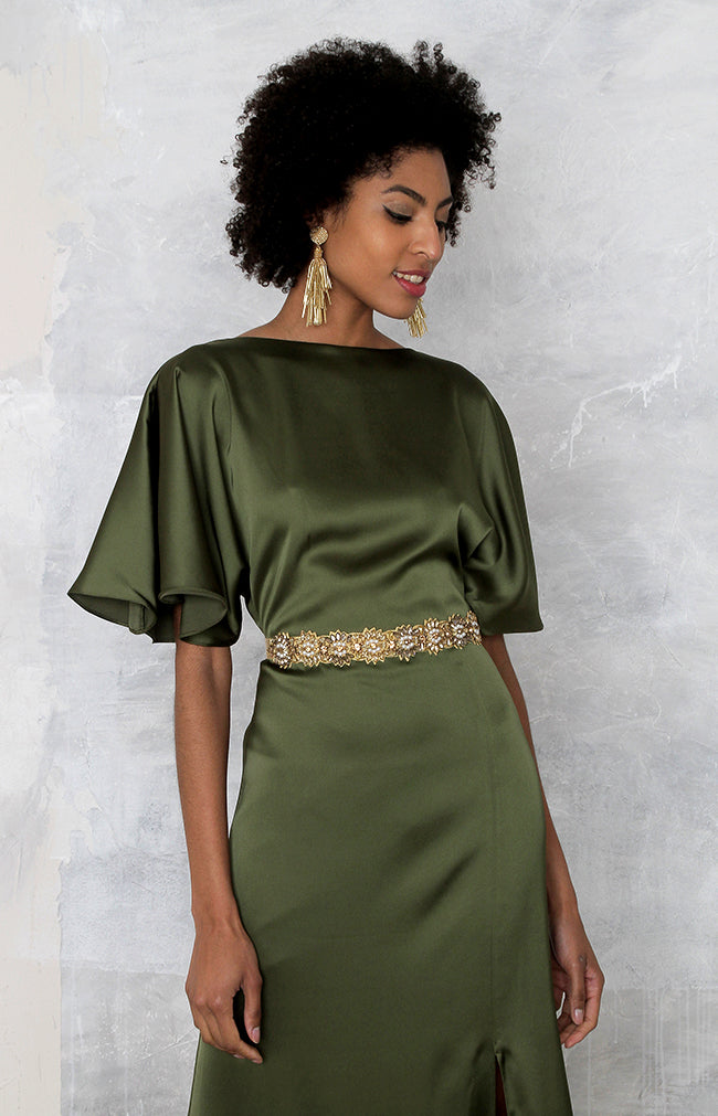 Moira Gown - M1 - Olive