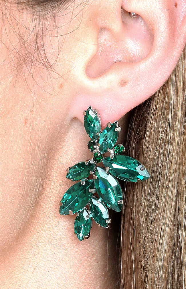 Bari Earrings - Green
