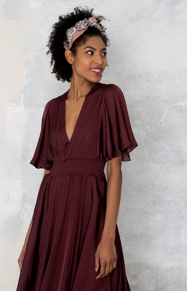 Etta Dress - Plum