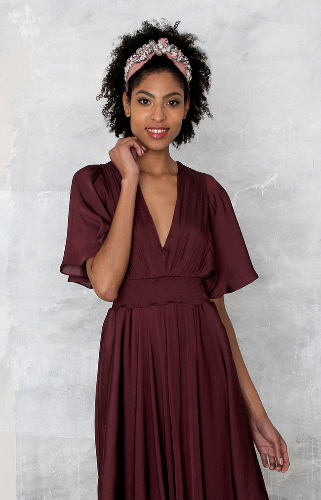 Etta Dress - Plum