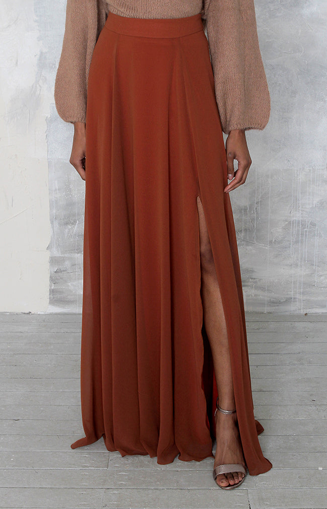 Cecilia Skirt - Rust