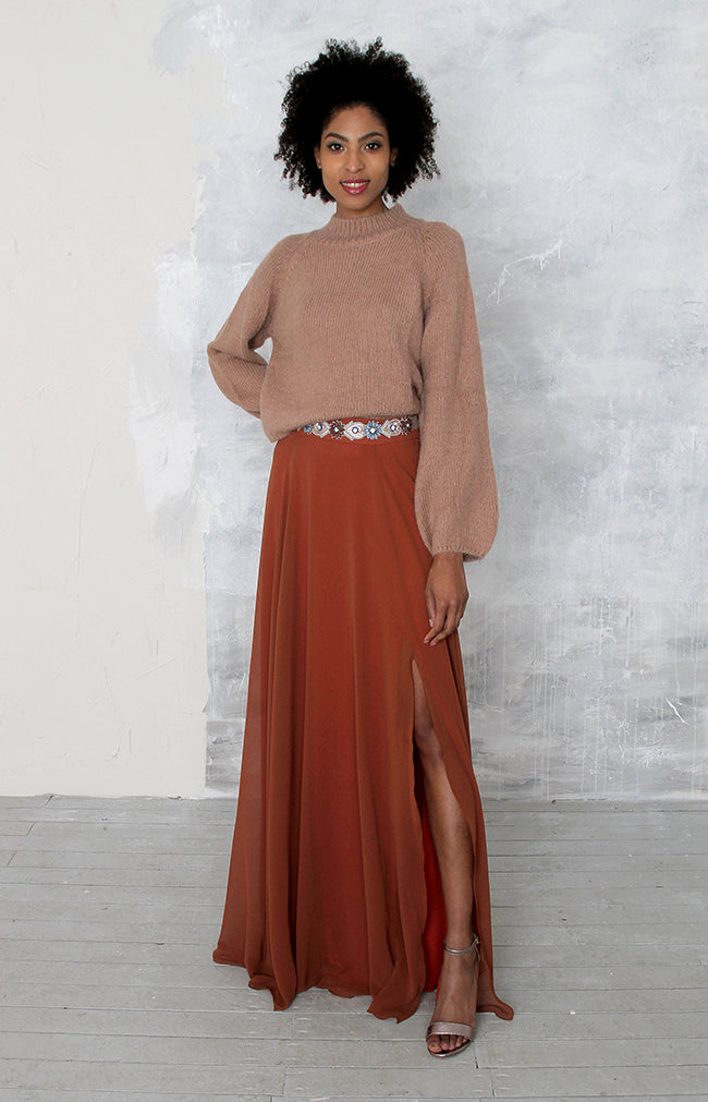 Cecilia Skirt - Rust