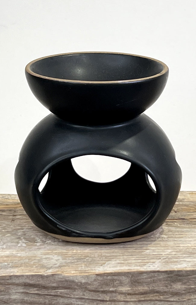 Moon Phases Oil Burner - Black