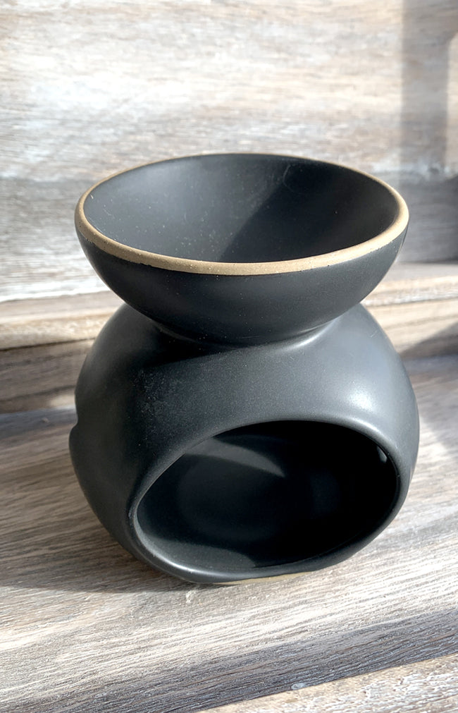 Moon Phases Oil Burner - Black