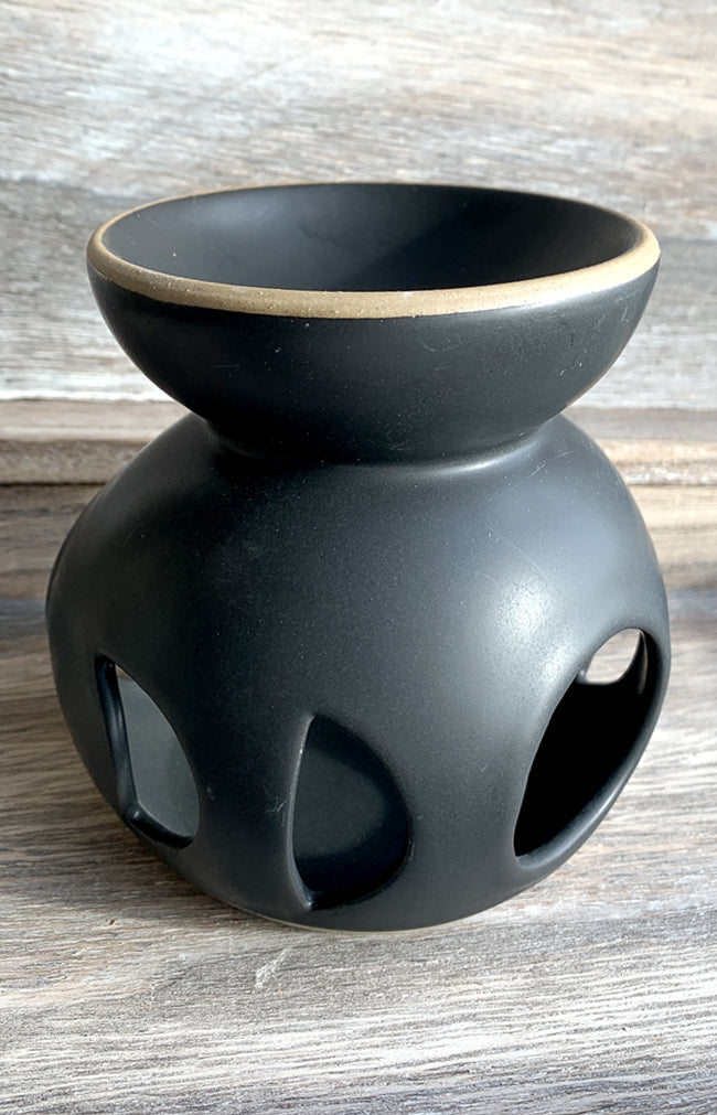 Moon Phases Oil Burner - Black