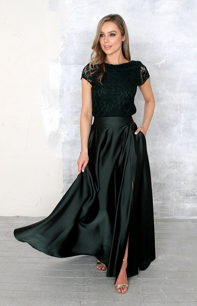 Sarena Skirt - Forest Green