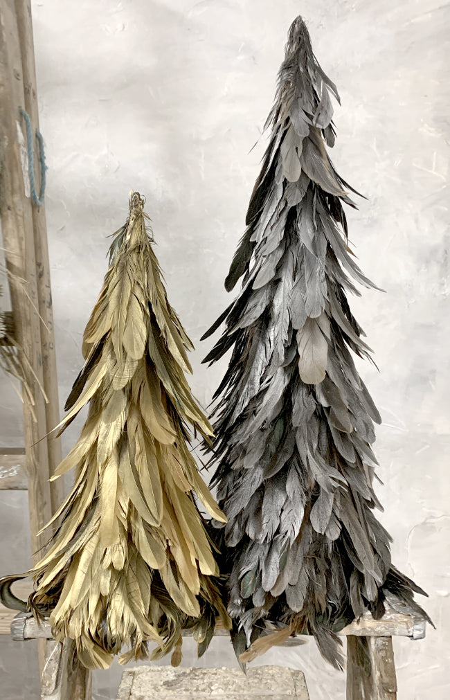 Cone Tree Feather Snazzy - H60 - Blk/Slv