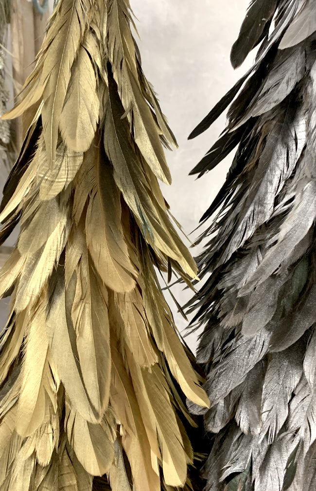 Cone Tree Feather Snazzy - H60 - Blk/Slv