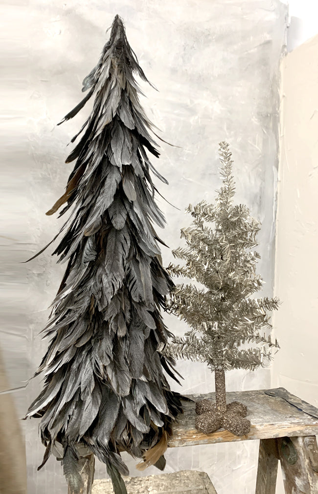 Cone Tree Feather Snazzy - H60 - Blk/Slv