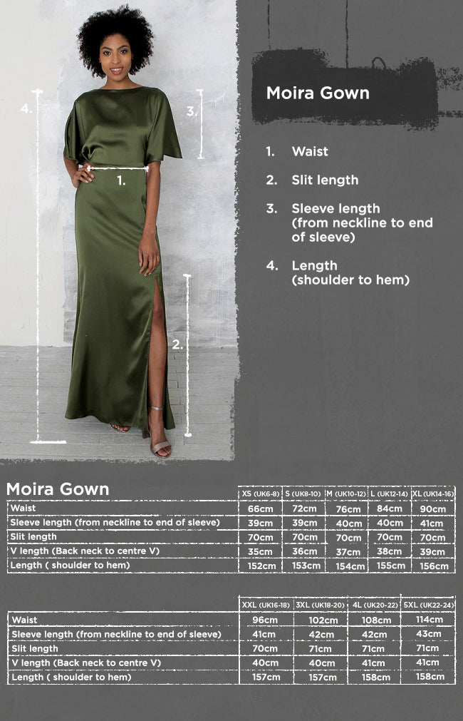 Moira Gown - M1 - Olive