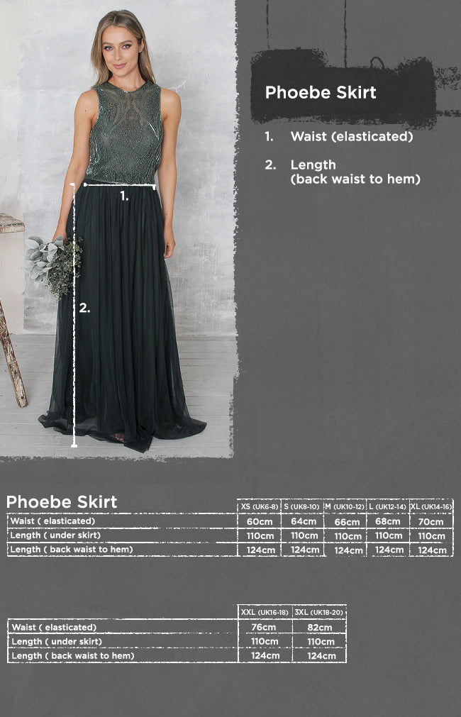 Phoebe Tulle Skirt - Sage