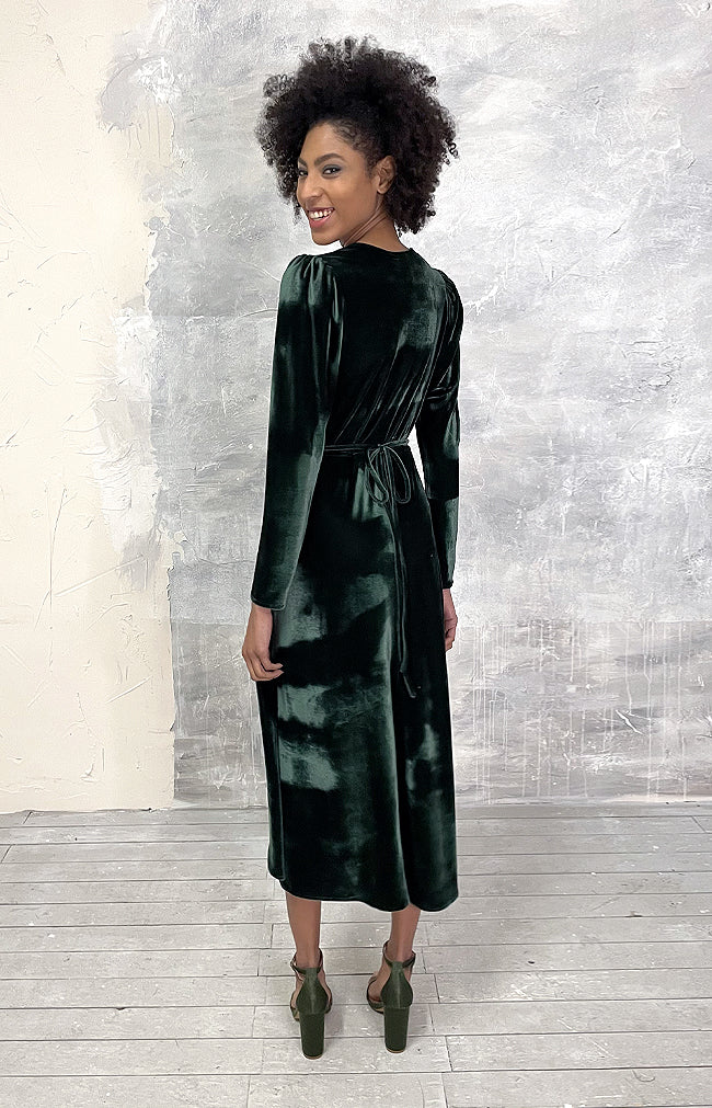 Zola Dress - Emerald Green