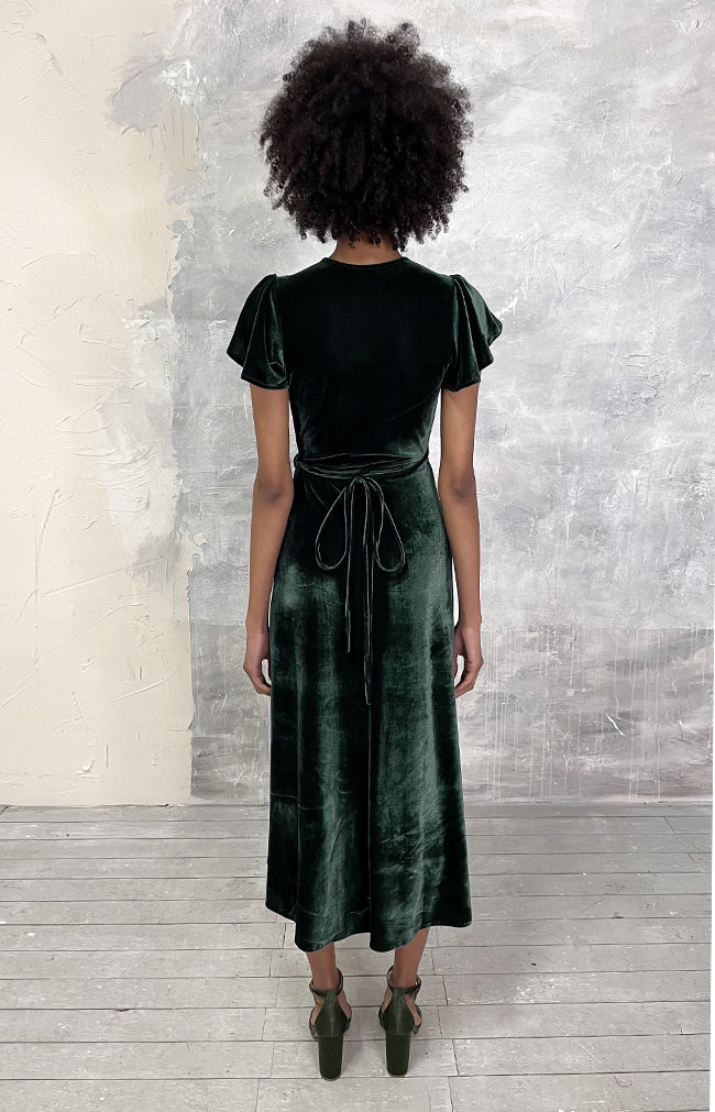 Tallulah Dress - Emerald Green