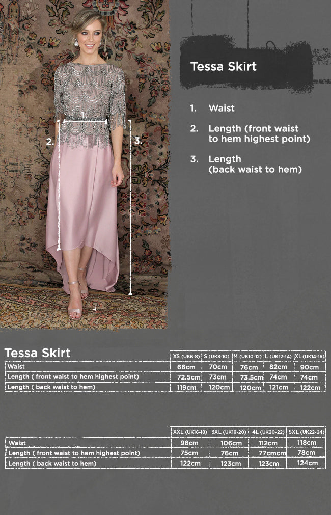 Tessa Skirt - Dusty Rose