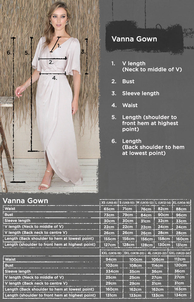 Vanna Gown - Taupe