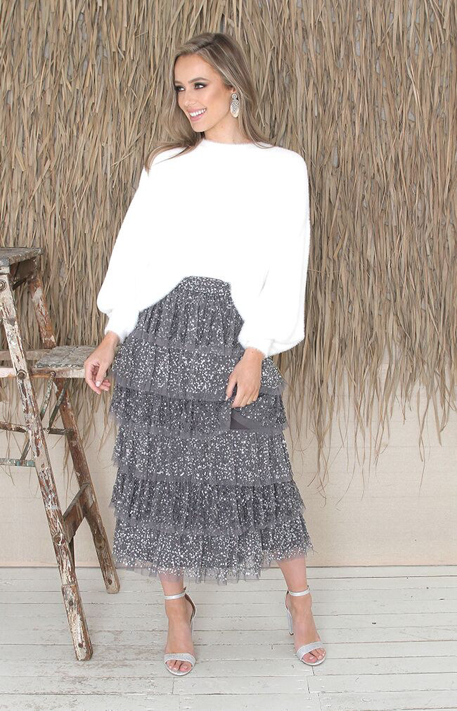 Ramona Skirt - Silver