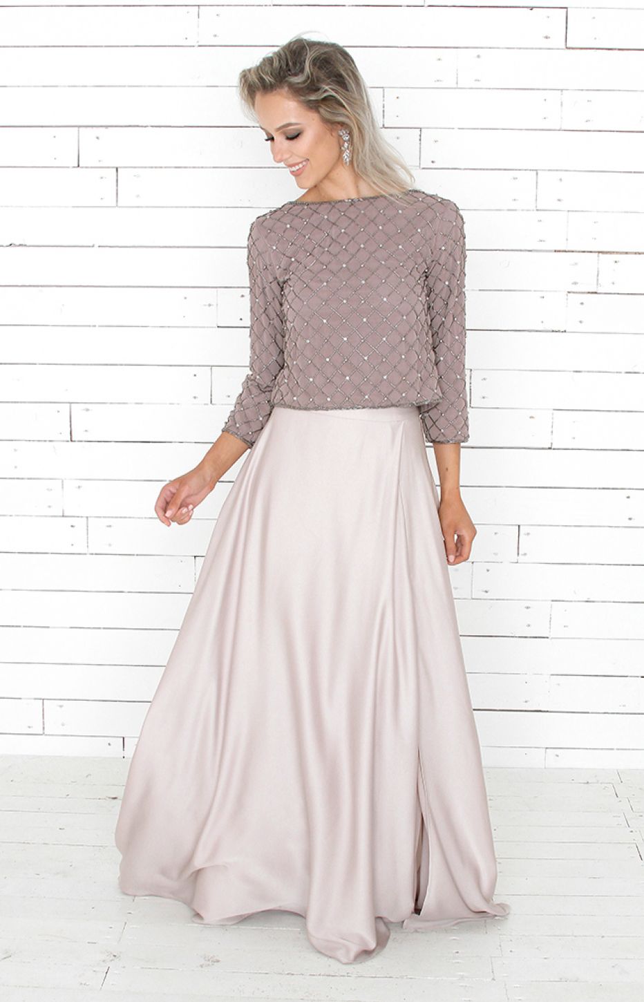 Rumi Skirt -Taupe