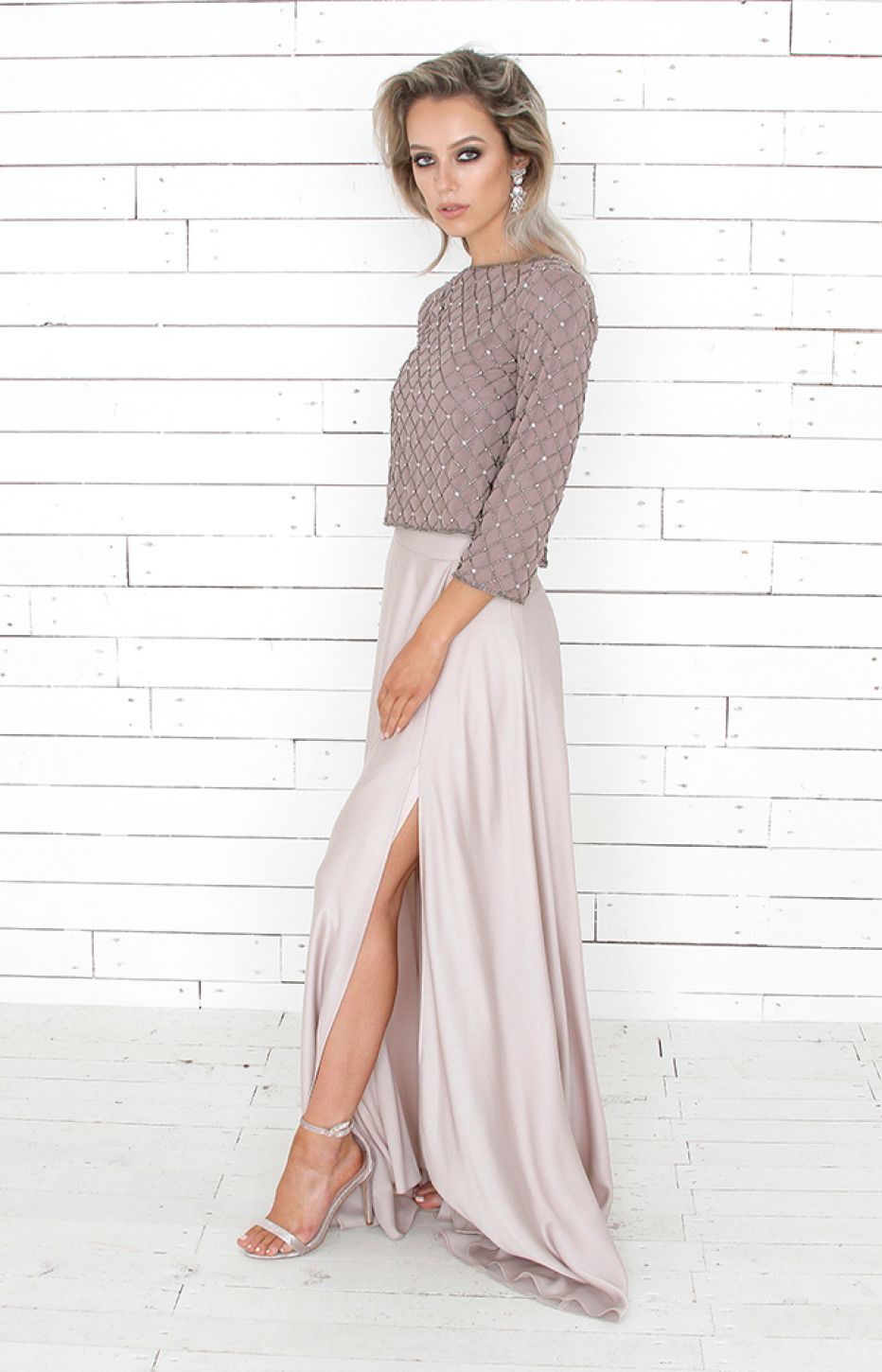 Rumi Skirt -Taupe