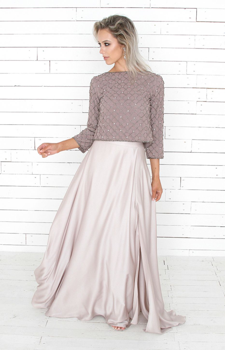 Rumi Skirt -Taupe