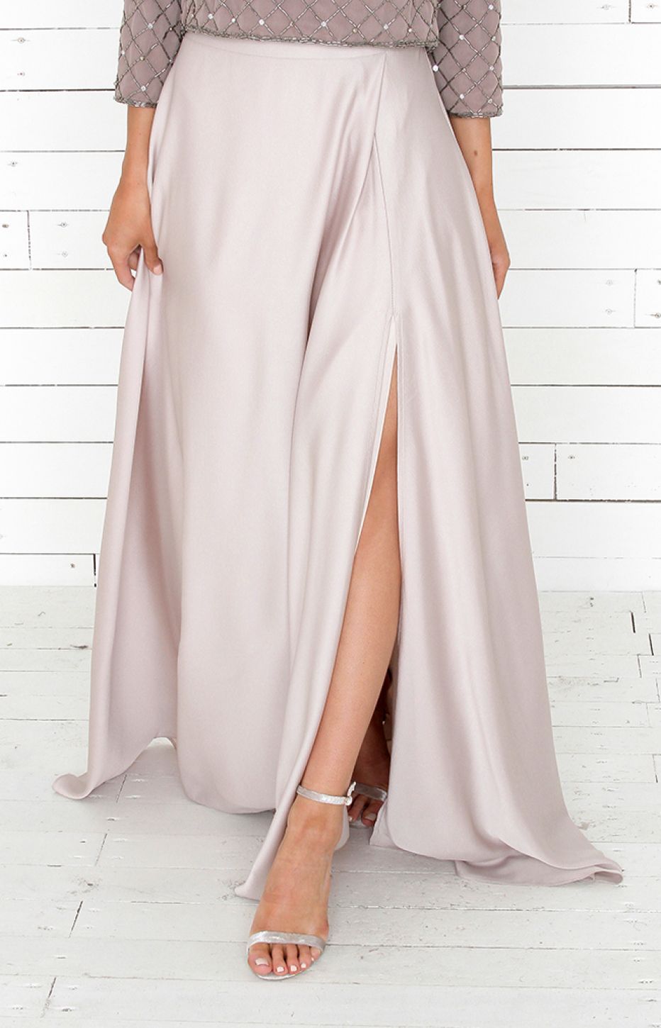 Rumi Skirt -Taupe