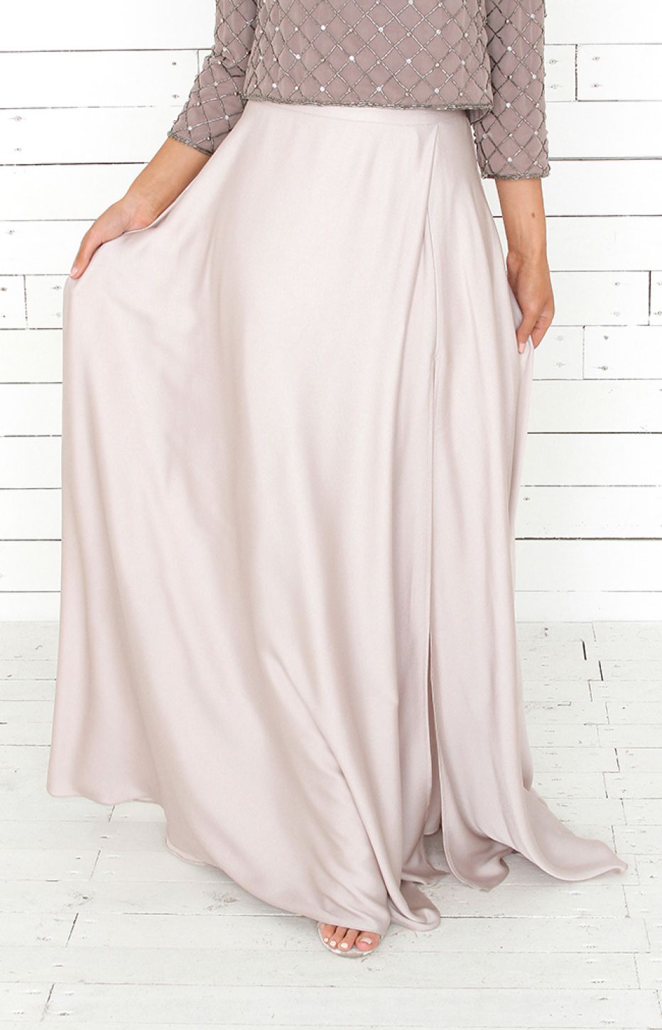Rumi Skirt -Taupe