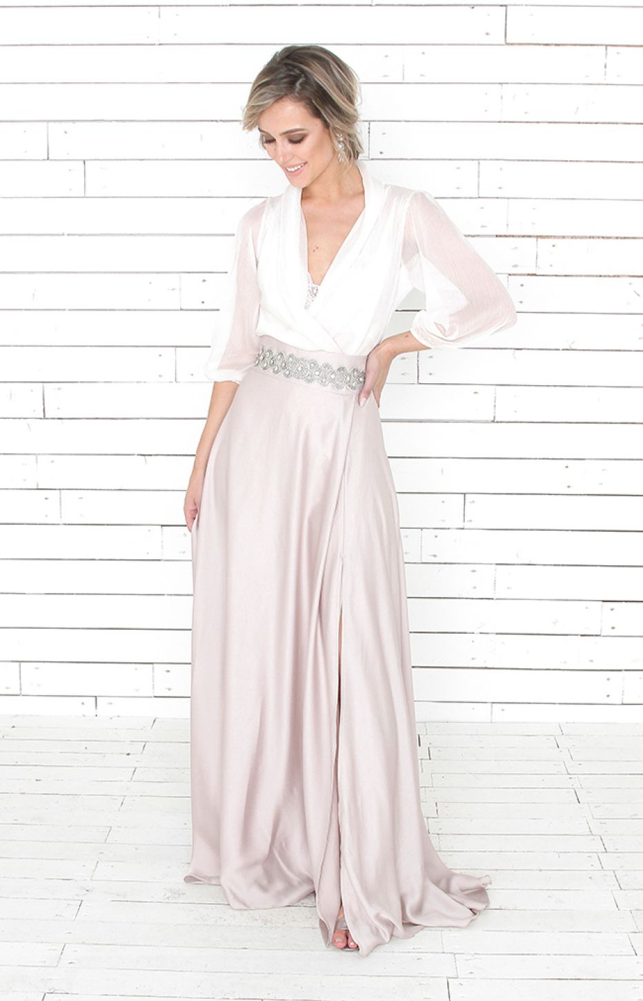Rumi Skirt -Taupe