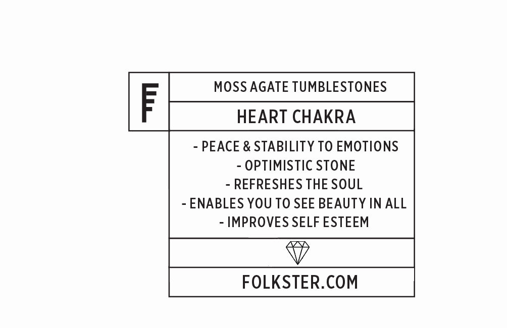 Moss Agate Tumblestone