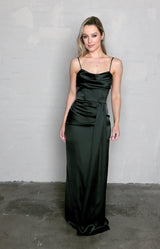 Camila Gown - Forest Green