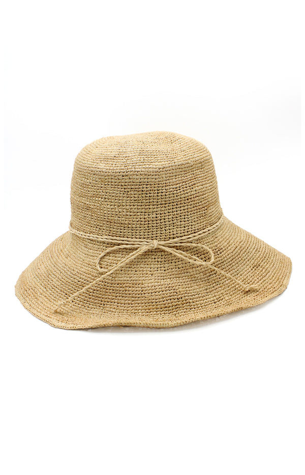 Como Luxury Raffia Cloche Hat