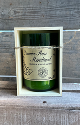 Wine scented candle