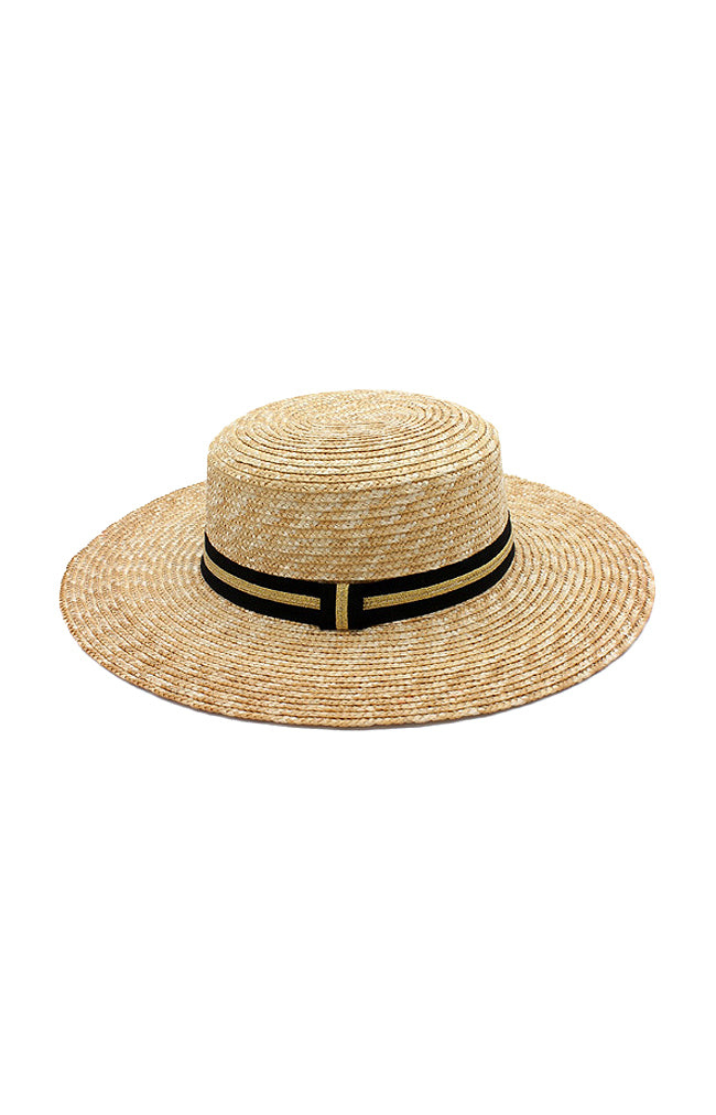 Lecce Wide Brim Boater Hat