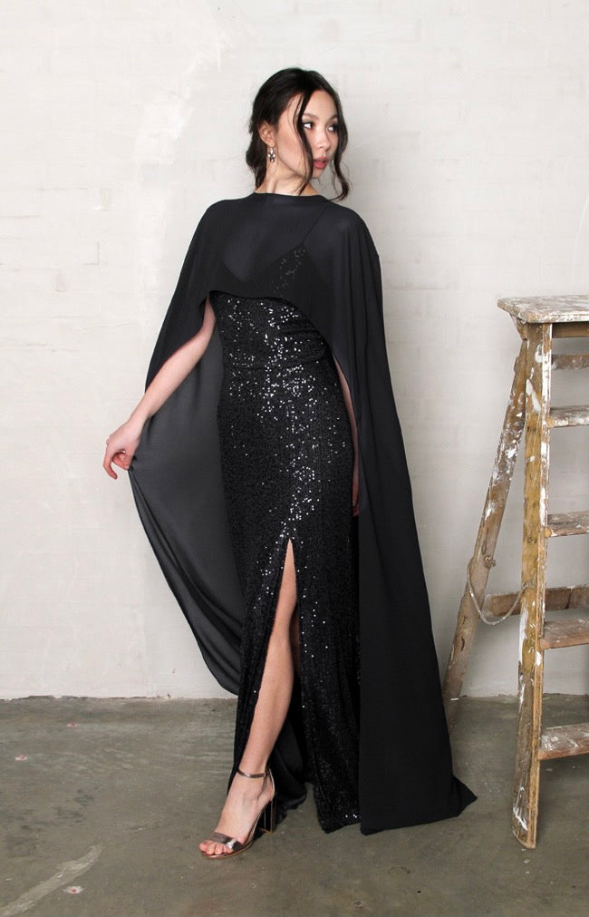 Blanche Cape - Black