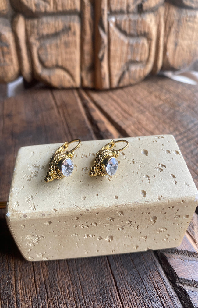 Museum Earrings - Lux Crystal