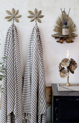 Leaf Hook Antique Brass