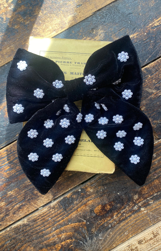 Cate Bow - Black/Ivory