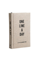 Canvas One Line a Day : A Five-Year Memory Journal