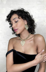 Heart Earrings - Gold