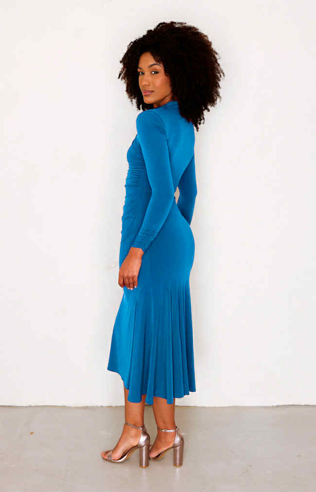 Lucia Midi Dress  - Teal
