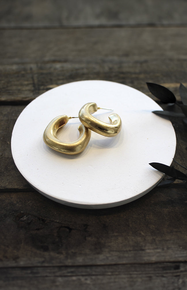 Ascella Earrings - Gold