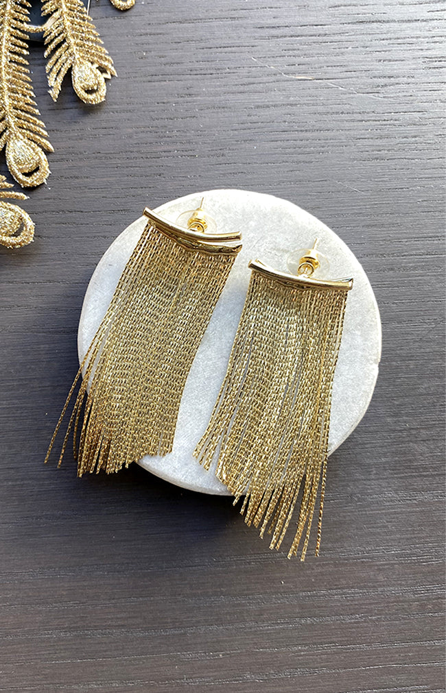 Cameron Earrings - Gold
