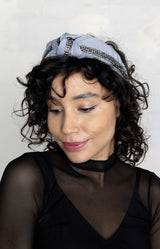 Cerys Headband - Grey/Blue