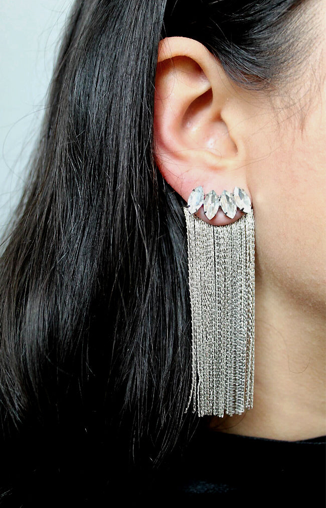 Ella Earrings - Silver