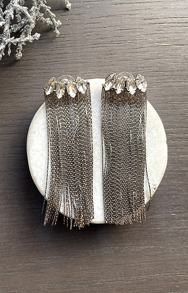 Ella Earrings - Silver