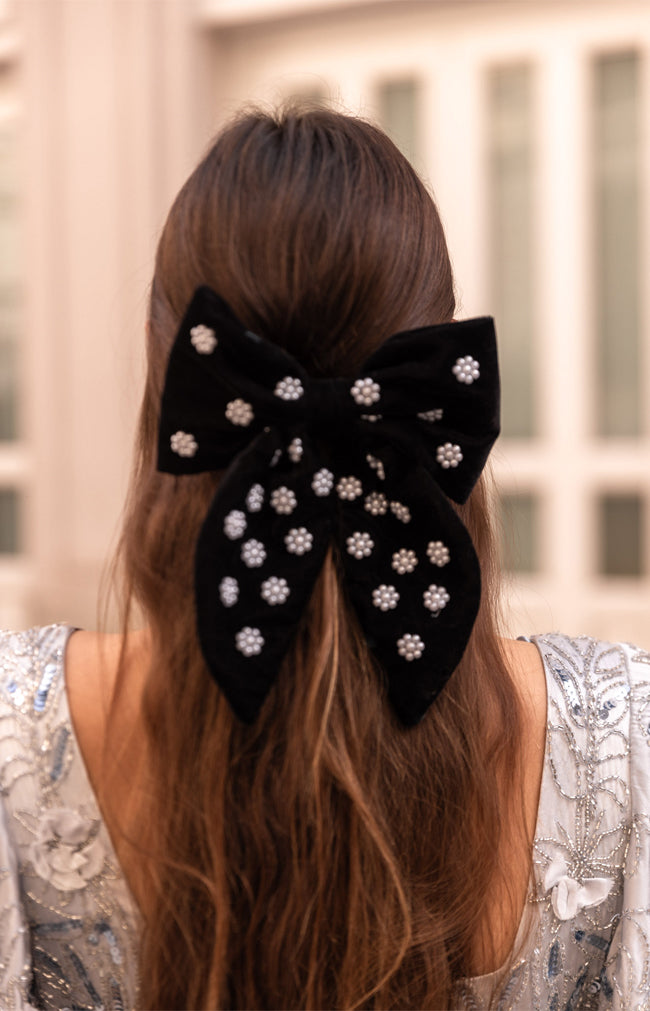 Cate Bow - Black/Ivory