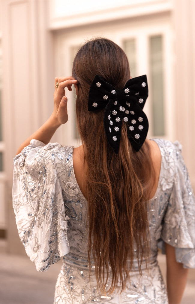 Cate Bow - Black/Ivory