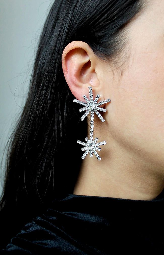 Galaxy Earrings - Silver