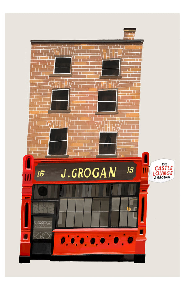 Grogans Pub Art Print