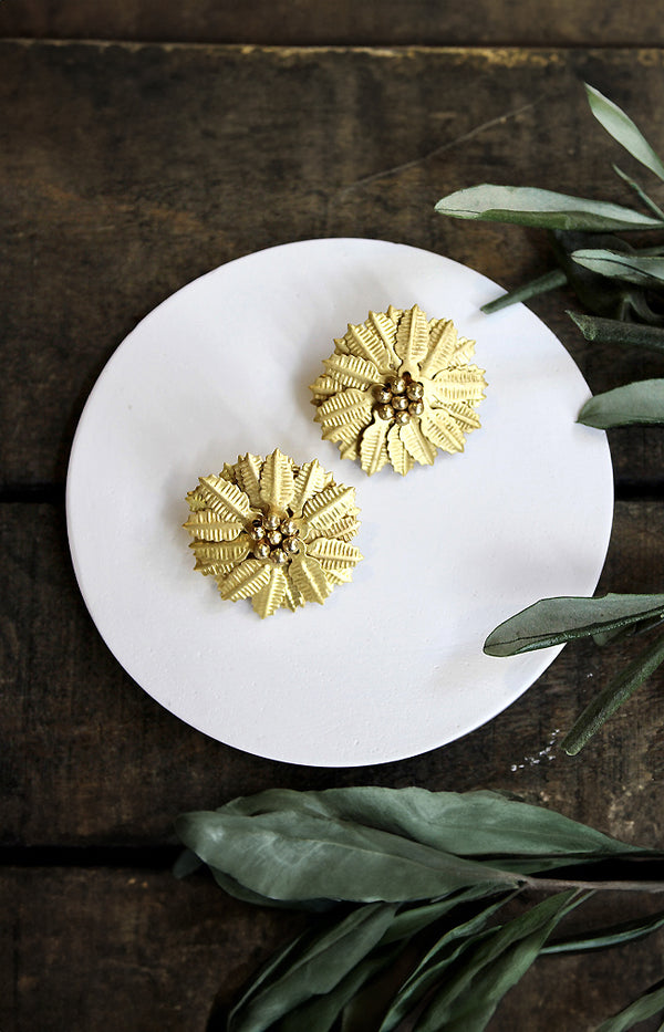 Poppy Earrings - Gold